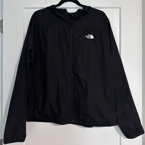 The North Face Black Rain Coat / Wind Breaker